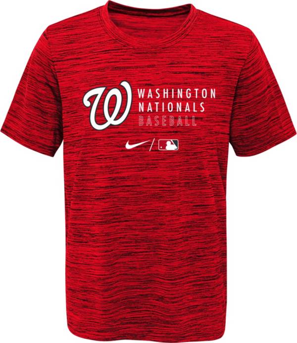 Outerstuff Youth Washington Nationals Velocity Red Practice T-Shirt