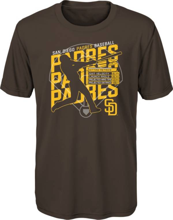 Outerstuff Youth San Diego Padres Brown Matrix T-Shirt