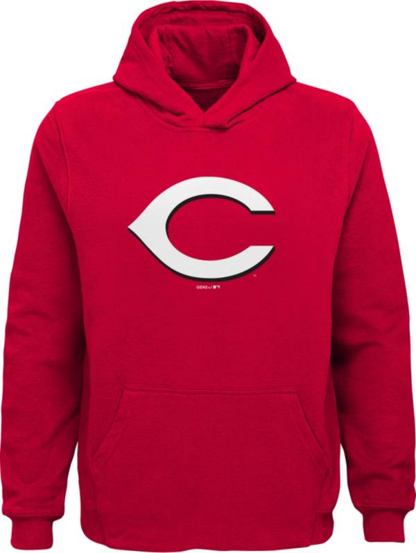 Outerstuff Youth Cincinnati Reds Red Pullover Hoodie