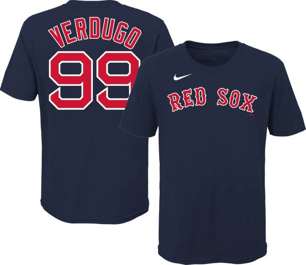 Nike Youth Boston Red Sox Alex Verdugo #99 Navy T-Shirt