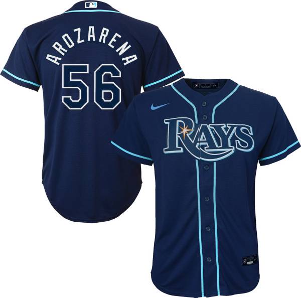 Nike Youth Tampa Bay Rays Randy Arozarena #56 Navy Replica Jersey