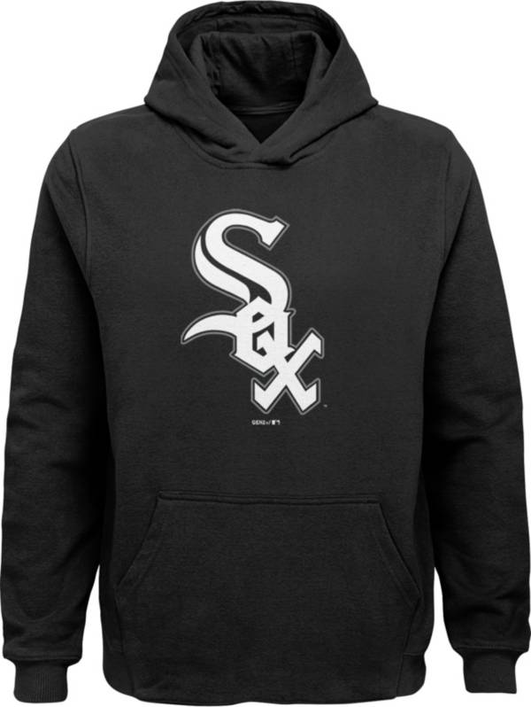 Outerstuff Youth Chicago White Sox Black Pullover Hoodie