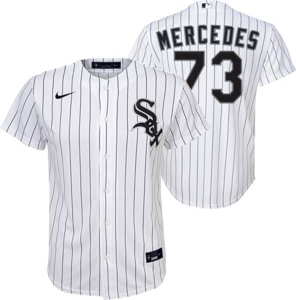Nike Youth Chicago White Sox Yermin Mercedes #73 White Replica Baseball Jersey