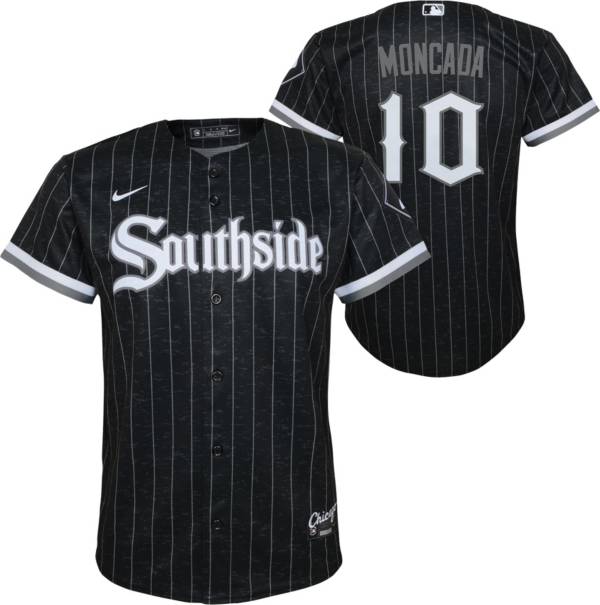 Nike Youth Chicago White Sox Yoan Moncada #10 Replica Baseball Jersey