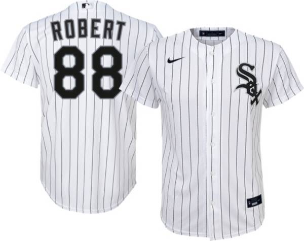 Nike Youth Replica Chicago White Sox Luis Robert #88 Cool Base White Jersey