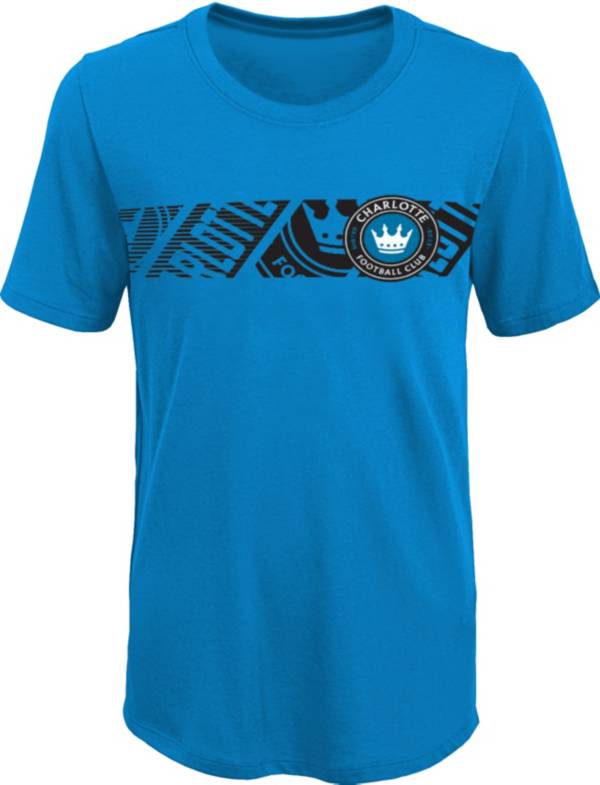 MLS Youth Charlotte FC Equalizer Blue T-Shirt product image