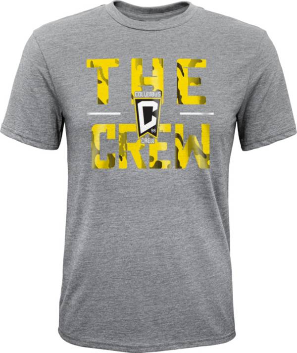 MLS Youth Columbus Crew '21 Slogan Grey T-Shirt