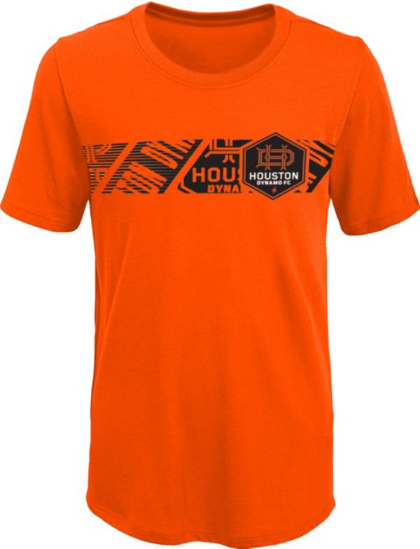 MLS Youth Houston Dynamo Equalizer Orange T-Shirt