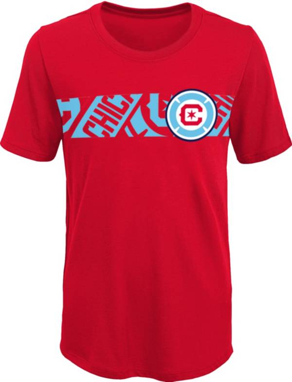 MLS Youth Chicago Fire Equalizer Red T-Shirt product image