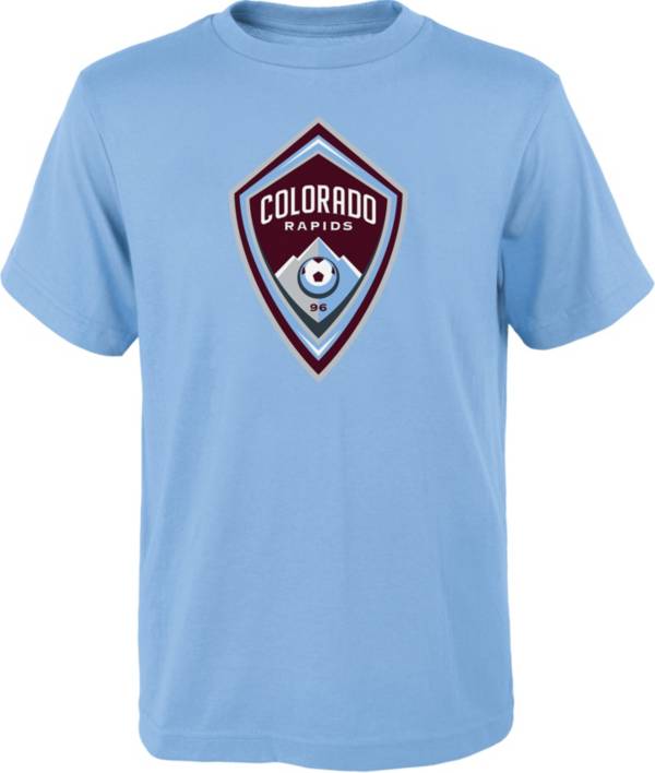 MLS Youth Colorado Rapids Logo Light Blue T-Shirt