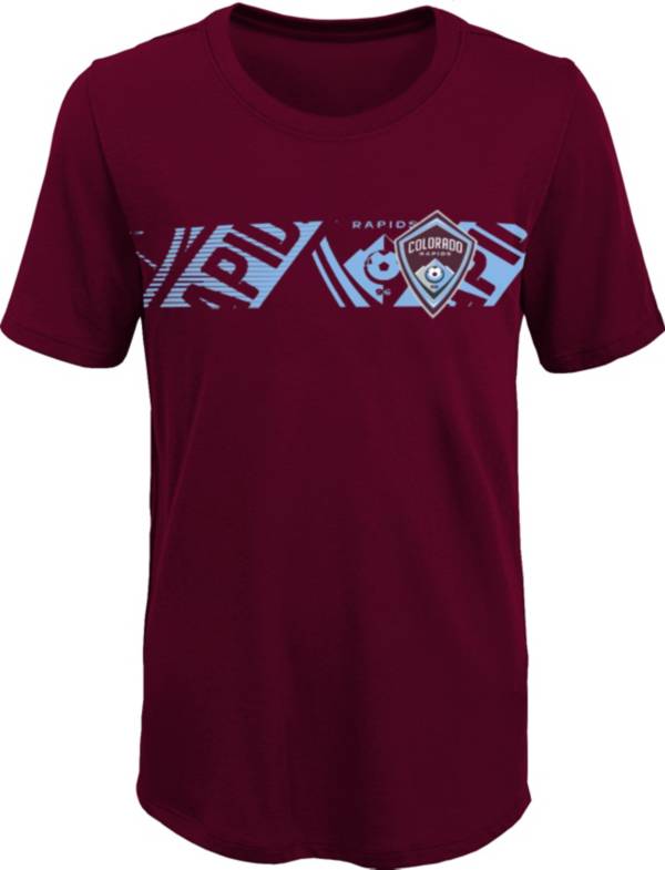 MLS Youth Colorado Rapids Equalizer Maroon T-Shirt