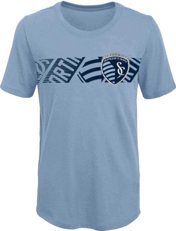 MLS Youth Sporting Kansas City Equalizer Blue T-Shirt