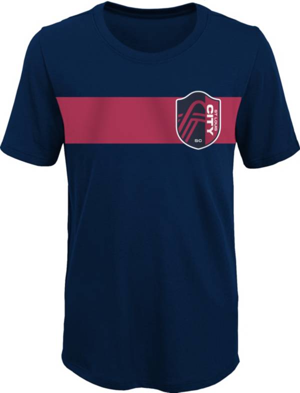 MLS Youth St. Louis City SC Equalizer Navy T-Shirt product image