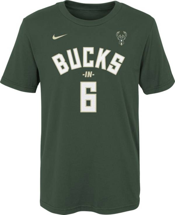 Outerstuff Youth Milwaukee Bucks in 6 Green T-Shirt