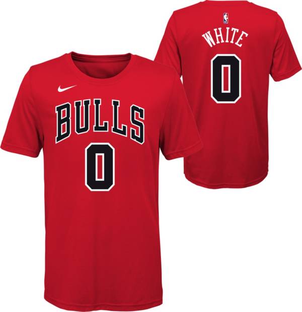 Nike Youth Chicago Bulls Coby White #0 Red T-Shirt