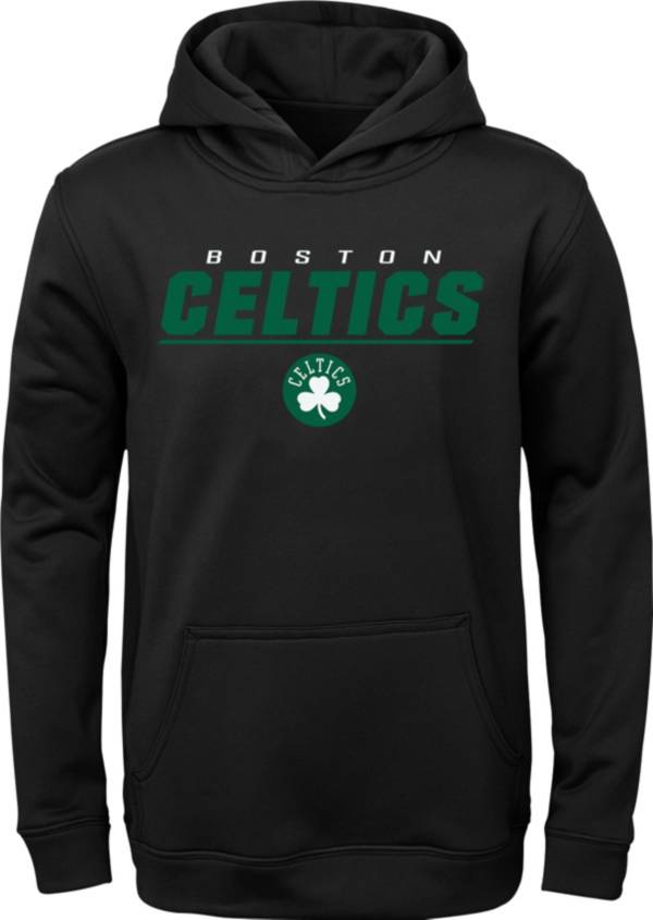 Outerstuff Youth Boston Celtics Black Static Pullover Hoodie