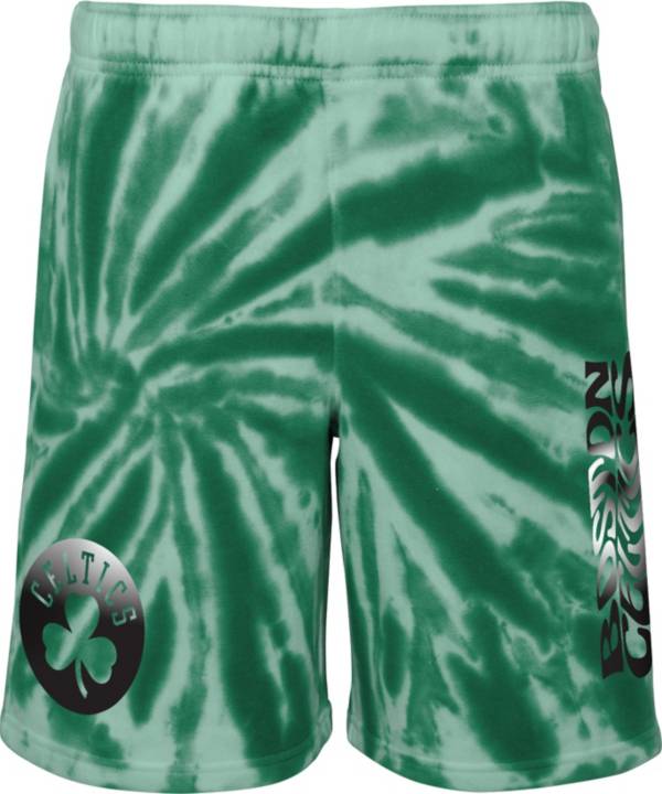 Outerstuff Youth Boston Celtics Green Tie Dye Shorts