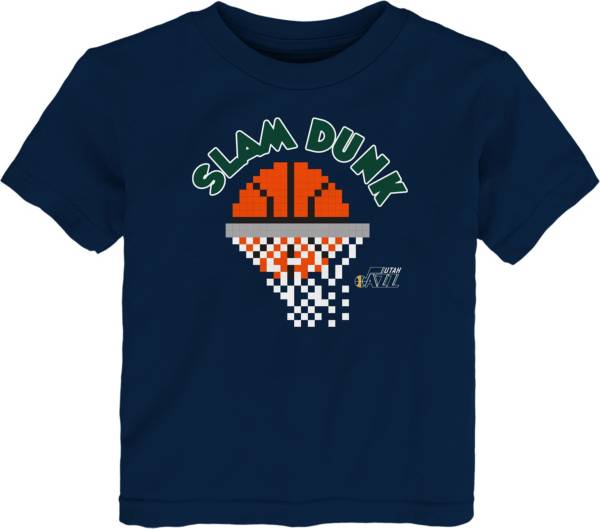 Outerstuff Toddler Utah Jazz Blue Pixel Dunk T-Shirt