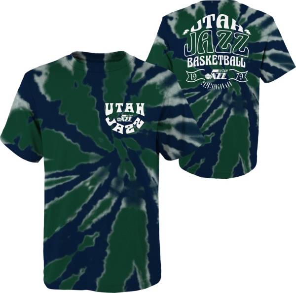 Outerstuff Youth Utah Jazz Navy Tie Dye T-Shirt