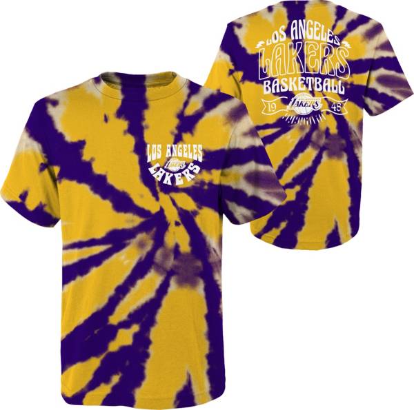 Outerstuff Youth Los Angeles Lakers Yellow Tie Dye T-Shirt