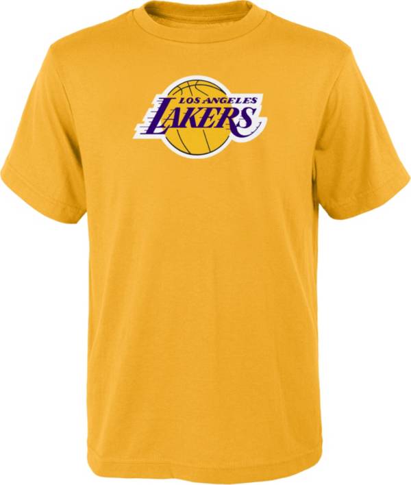 Outerstuff Youth Los Angeles Lakers Yellow Primary Logo T-Shirt product image