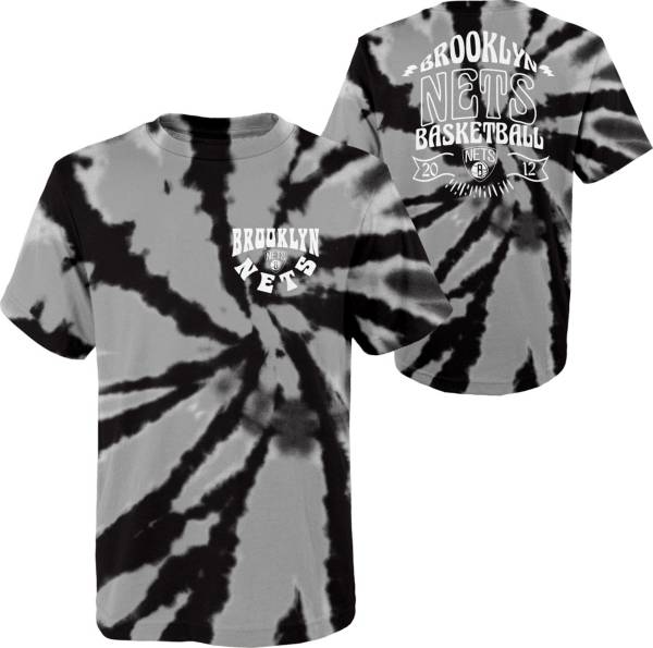 Outerstuff Youth Brooklyn Nets Black Tie Dye T-Shirt product image