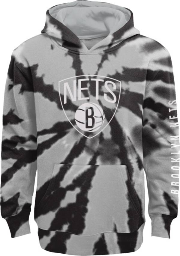 Outerstuff Youth Brooklyn Nets Black Tie Dye Pullover Hoodie product image