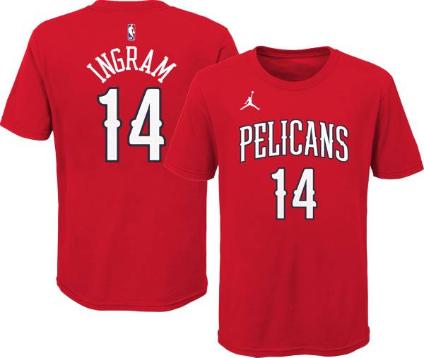 Nike Youth New Orleans Pelicans Brandon Ingram #14 Red T-Shirt