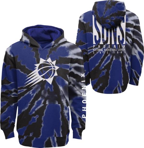 Outerstuff Youth Phoenix Suns Blue Tie Dye Pullover Hoodie