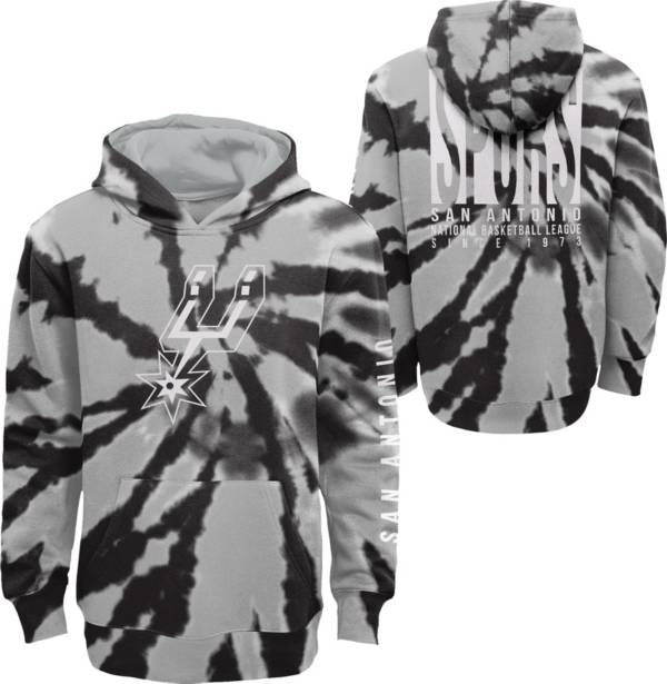 Outerstuff Youth San Antonio Spurs Black Tie Dye Pullover Hoodie product image