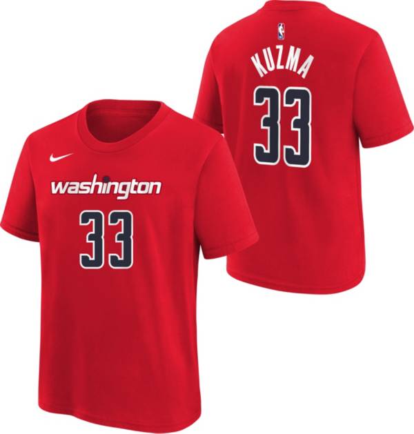 Outerstuff Youth Washington Wizards Kyle Kuzma #33 Red T-Shirt