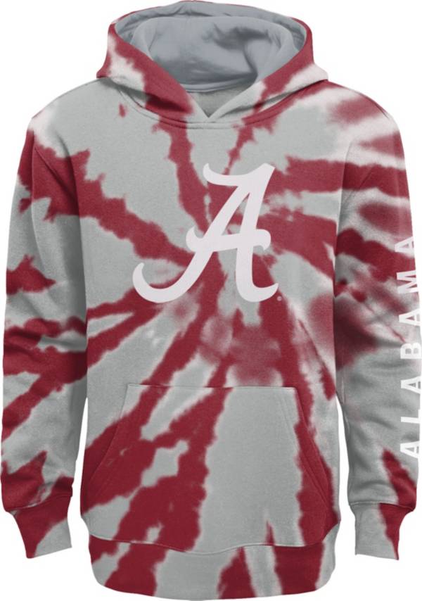 Gen2 Youth Alabama Crimson Tide Crimson Tie Dye Pullover Hoodie