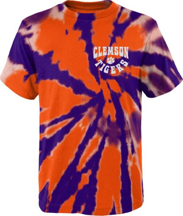 Gen2 Youth Clemson Tigers Orange Tie Dye T-Shirt