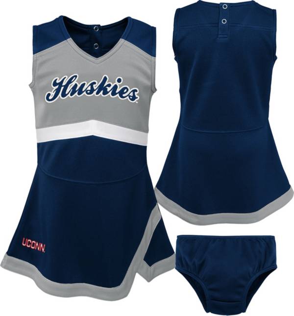 Gen2 Girls' UConn Huskies Blue Cheer Captain 2-Piece Jumper Dress