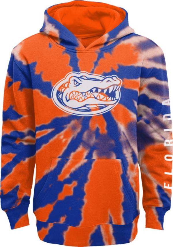 Gen2 Youth Florida Gators Blue Tie Dye Pullover Hoodie