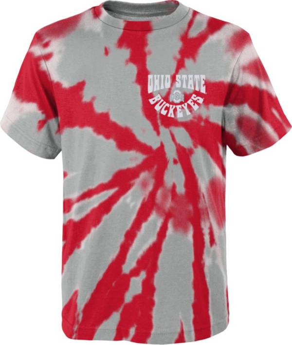 Gen2 Youth Ohio State Buckeyes Scarlet Tie Dye T-Shirt