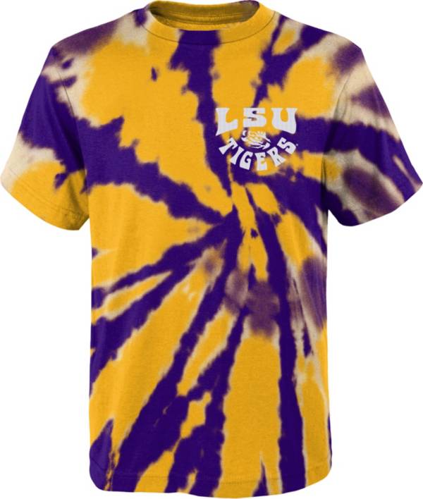 Gen2 Youth LSU Tigers Purple Tie Dye T-Shirt