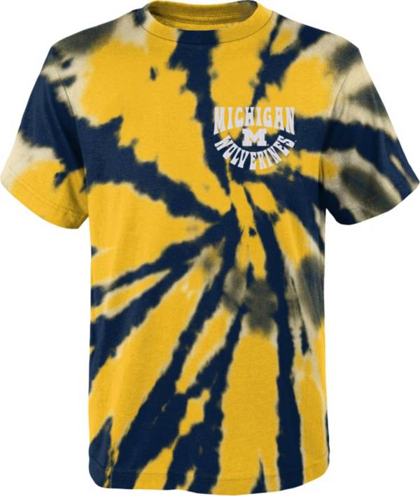 Gen2 Youth Michigan Wolverines Blue Tie Dye T-Shirt