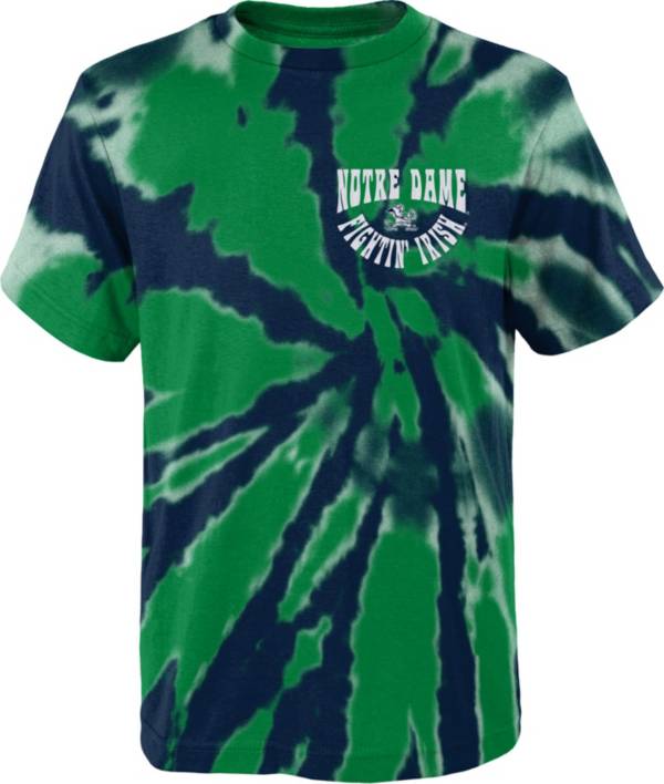 Gen2 Youth Notre Dame Fighting Irish Green Tie Dye T-Shirt