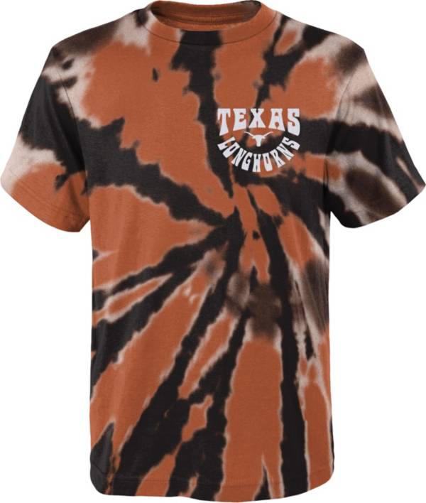 Gen2 Youth Texas Longhorns Burnt Orange Tie Dye T-Shirt