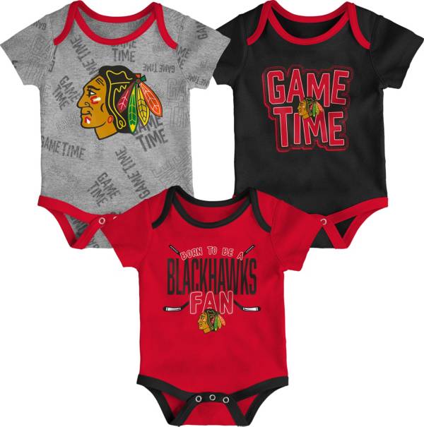 NHL Infant Chicago Blackhawks Game Time Onesie Set