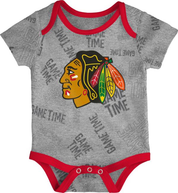 NHL Infant Chicago Blackhawks Hockey Star Onesie Set