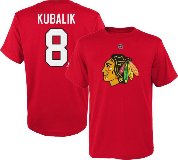 NHL Youth Chicago Blackhawks Dominik Kubalík #8 Red T-Shirt