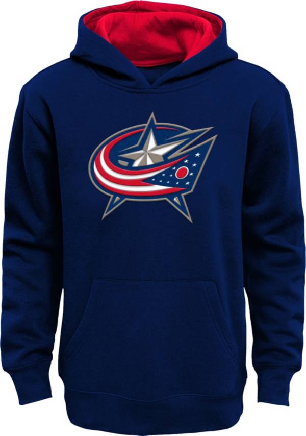 NHL Youth Columbus Blue Jackets Prime Navy Pullover Hoodie