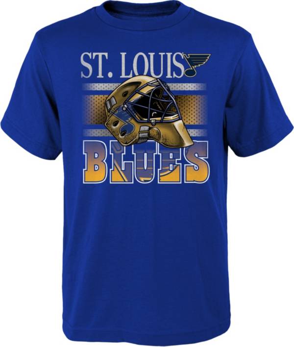 NHL Youth St. Louis Blues Helmet Head Royal T-Shirt