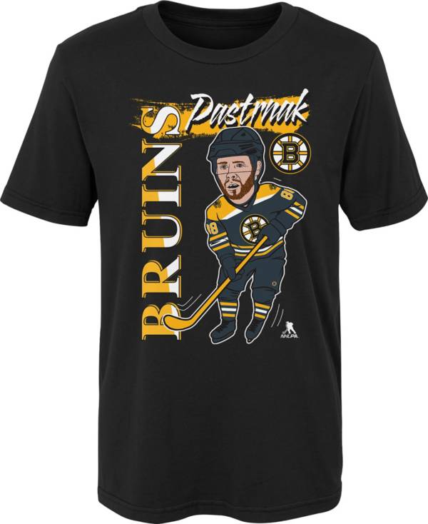 NHL Youth Boston Bruins David Pastrnák #88 Black T-Shirt