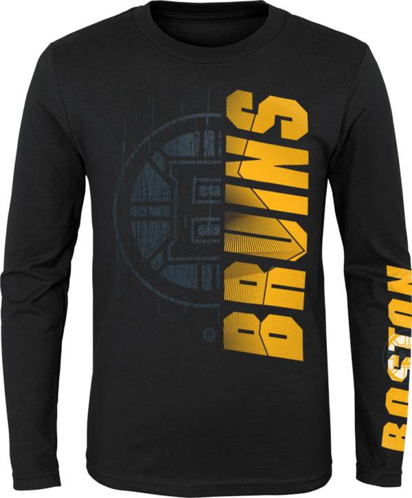 NHL Youth Boston Bruins Bonus Black T-Shirt