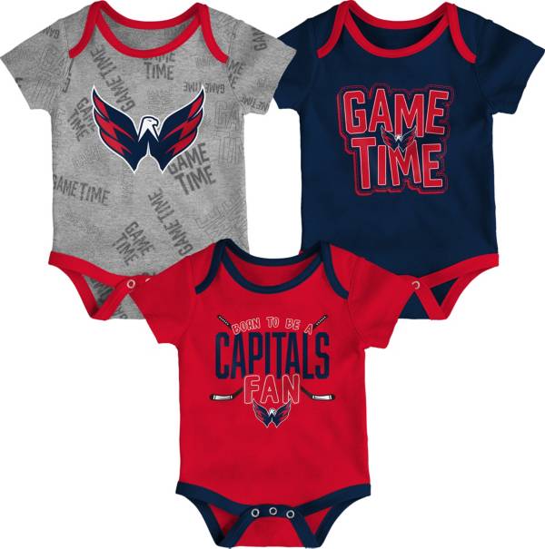 NHL Infant Washington Capitals Game Time Onesie Set