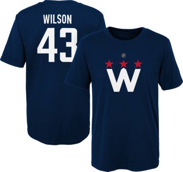 NHL Youth Washington Capitals Tom Wilson #43 Navy T-Shirt