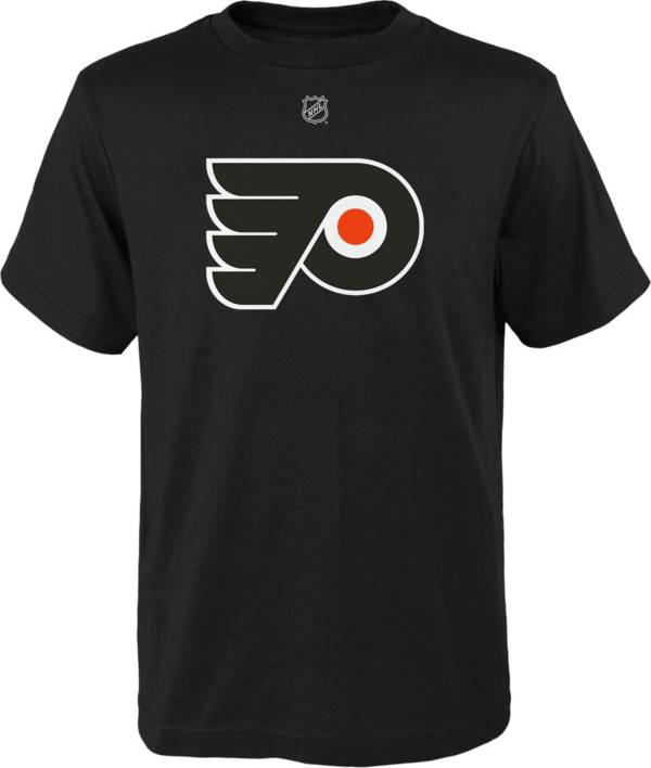 NHL Youth Philadelphia Flyers Alternate Logo Black T-Shirt